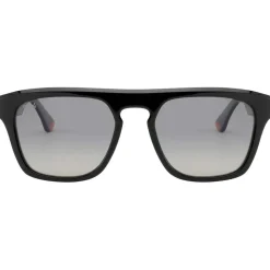 Lunettes de soleil Binocle Eyewear Stefano Shiny Black Gradient Grey Polarized