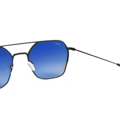 Lunettes de soleil Binocle Eyewear Lewis Black Mat Gradient Grey Polarized