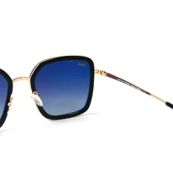 Lunettes de soleil Binocle Eyewear Paloma Gold Black Grey Polarized