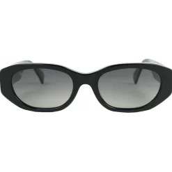 Lunettes de soleil Binocle Eyewear Lena Shiny Black Gradient Grey Polarized