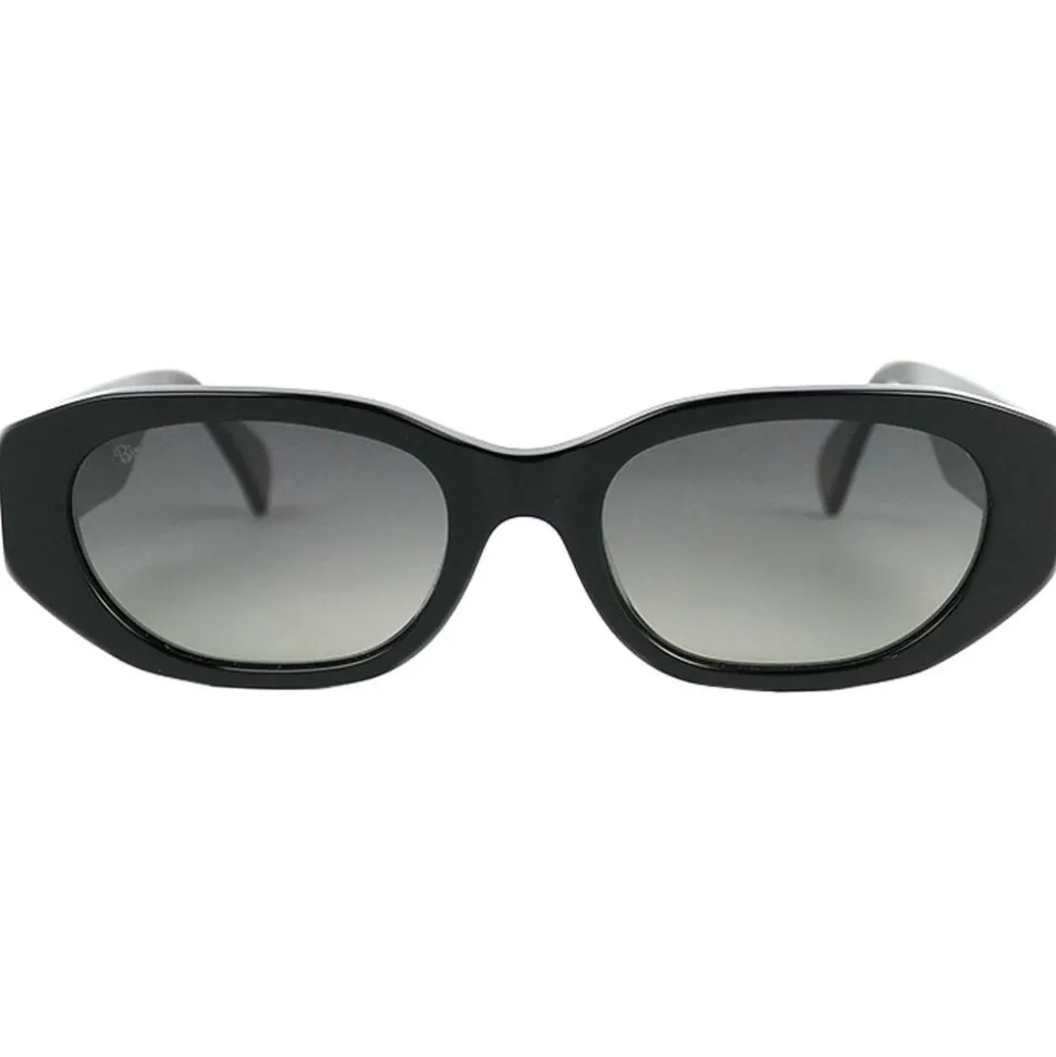 Lunettes de soleil Binocle Eyewear Lena Shiny Black Gradient Grey Polarized