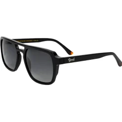 Lunettes de soleil Binocle Eyewear Chandler Shiny Black Grey Polarized