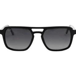Lunettes de soleil Binocle Eyewear Chandler Shiny Black Grey Polarized