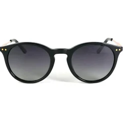 Lunettes de soleil Binocle Eyewear California Metal Gold Black Grey Polarized