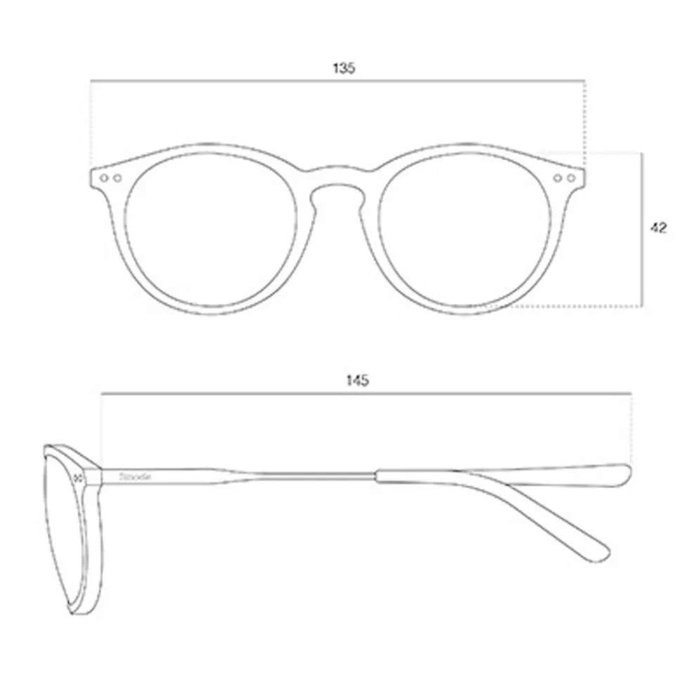 Lunettes de soleil Binocle Eyewear California Metal Gold Black Grey Polarized