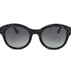 Lunettes de soleil Binocle Eyewear Sophia Shiny Black Gradient Grey Polarized