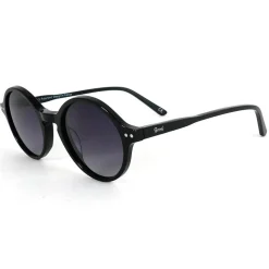 Lunettes de soleil Binocle Eyewear Sydney Shiny Black Gradient Grey Polarized