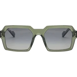 Lunettes de soleil Binocle Eyewear Tyler Shiny Kaki Gradient Grey Polarized