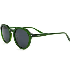 Lunettes de soleil Binocle Eyewear Melbourne Shiny Khaki Grey Polarized