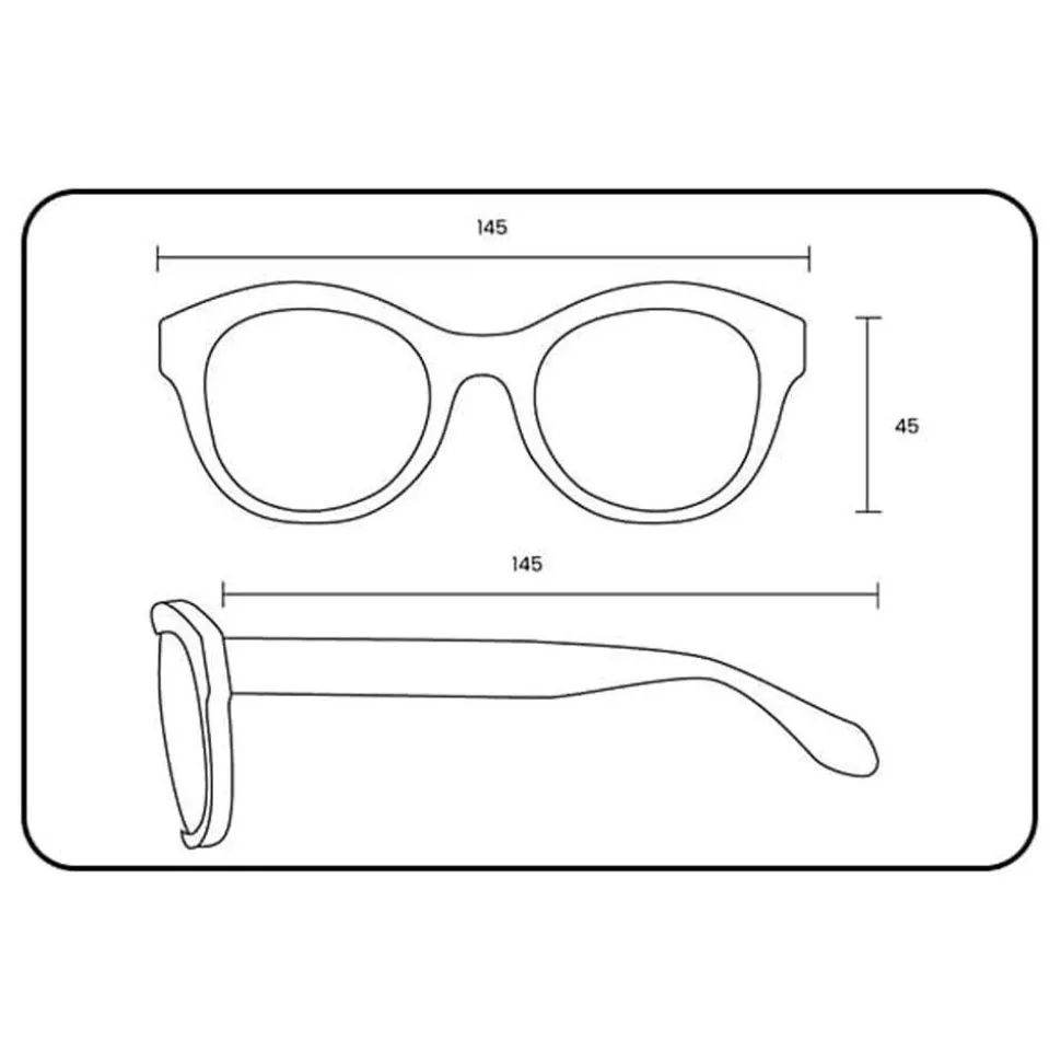 Lunettes de soleil Binocle Eyewear Sophia Shiny Tortoise Gradient Brown Polarized