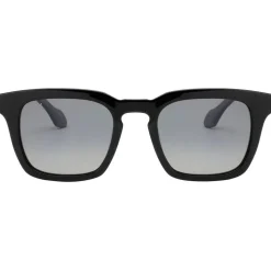 Lunettes de soleil Binocle Eyewear Matt Shiny Black Gradient Grey Polarized