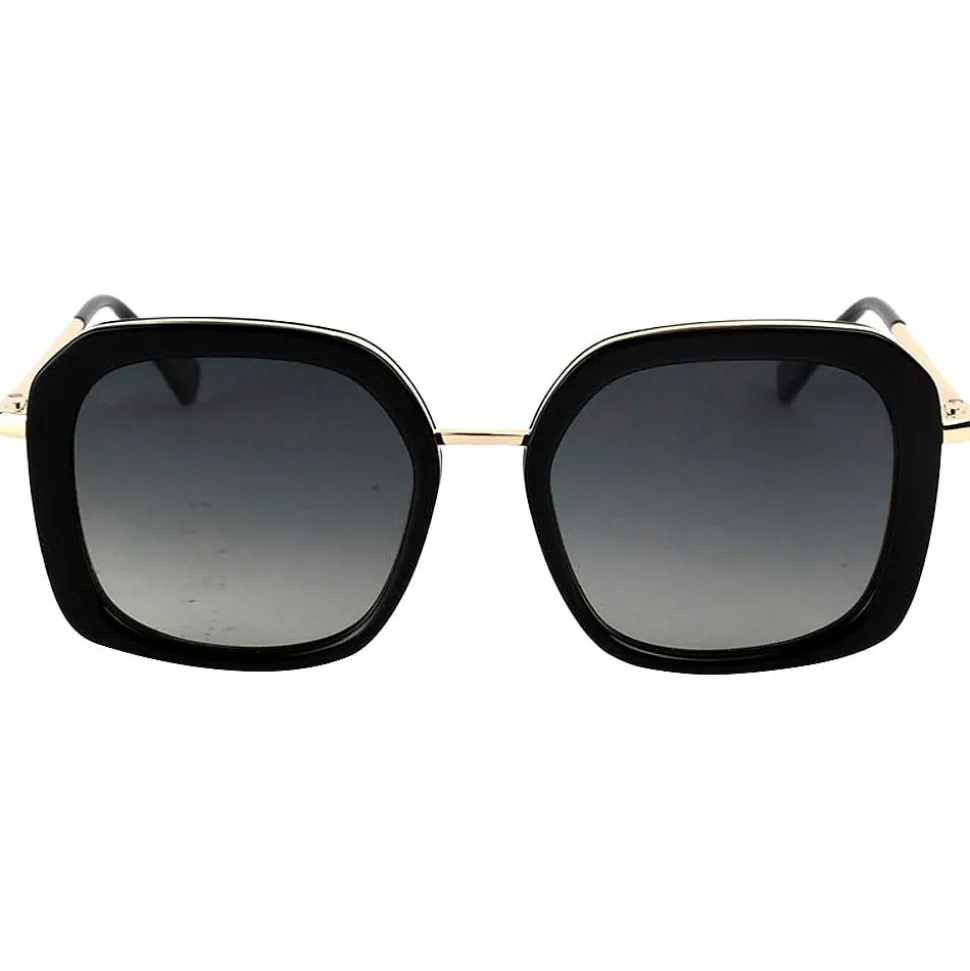 Lunettes de soleil Binocle Eyewear Diana Shiny Gold Black Gradient Grey Polarized