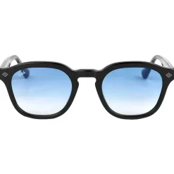 Lunettes de soleil Binocle Eyewear James Shiny Black Blue Polarized