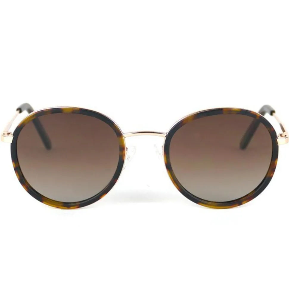 Lunettes de soleil Binocle Eyewear Coachella Gold Tortoise Brown Polarized
