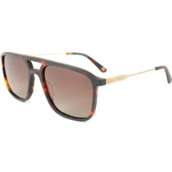 Lunettes de soleil Binocle Eyewear Milano Gold Tortoise Brown Polarized