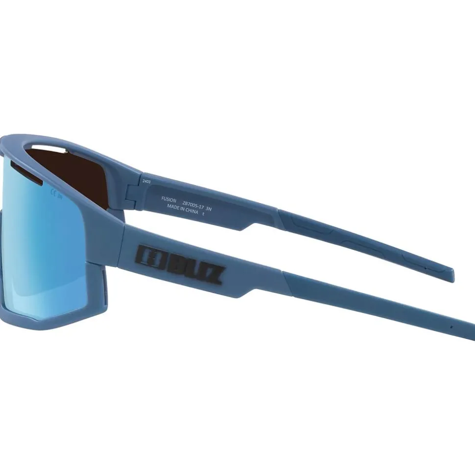 Lunettes de soleil Bliz Fusion Matte Blue Brown Blue Multi