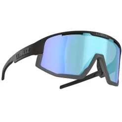 Lunettes de soleil Bliz Fusion Nano Optics Nordic Light Matt Black Coral Orange Blue Mirror