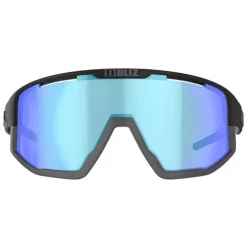 Lunettes de soleil Bliz Fusion Nano Optics Nordic Light Matt Black Coral Orange Blue Mirror