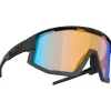 Lunettes de soleil Bliz Vision Matt Black Grey Nano Optics Nordic Light Coral Orange Blue Mirror