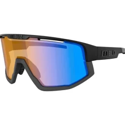 Lunettes de soleil Bliz Vision Matt Black Grey Nano Optics Nordic Light Coral Orange Blue Mirror
