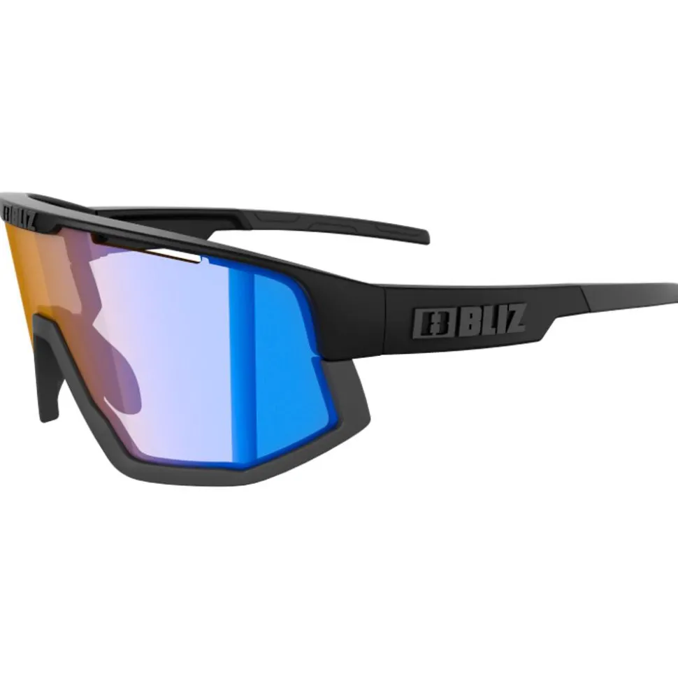 Lunettes de soleil Bliz Vision Matt Black Grey Nano Optics Nordic Light Coral Orange Blue Mirror