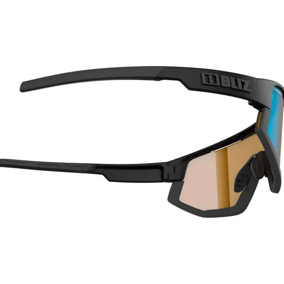 Lunettes de soleil Bliz Vision Matt Black Grey Nano Optics Nordic Light Coral Orange Blue Mirror