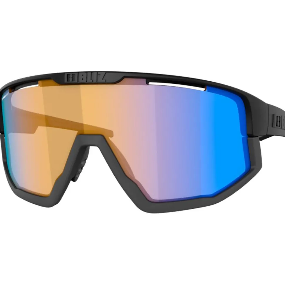 Lunettes de soleil Bliz Vision Matt Black Grey Nano Optics Nordic Light Coral Orange Blue Mirror