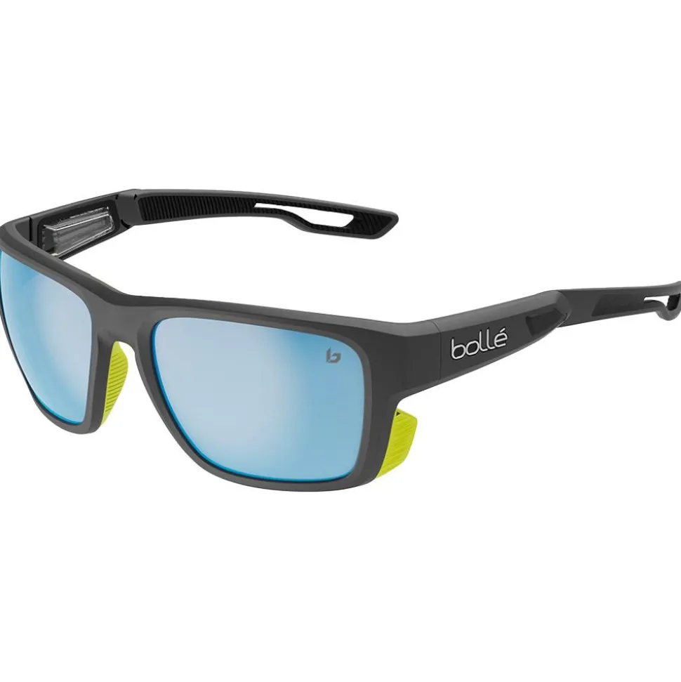 Lunettes de soleil Bollé Airdrift Black Matte Acid Sky Blue Polarized