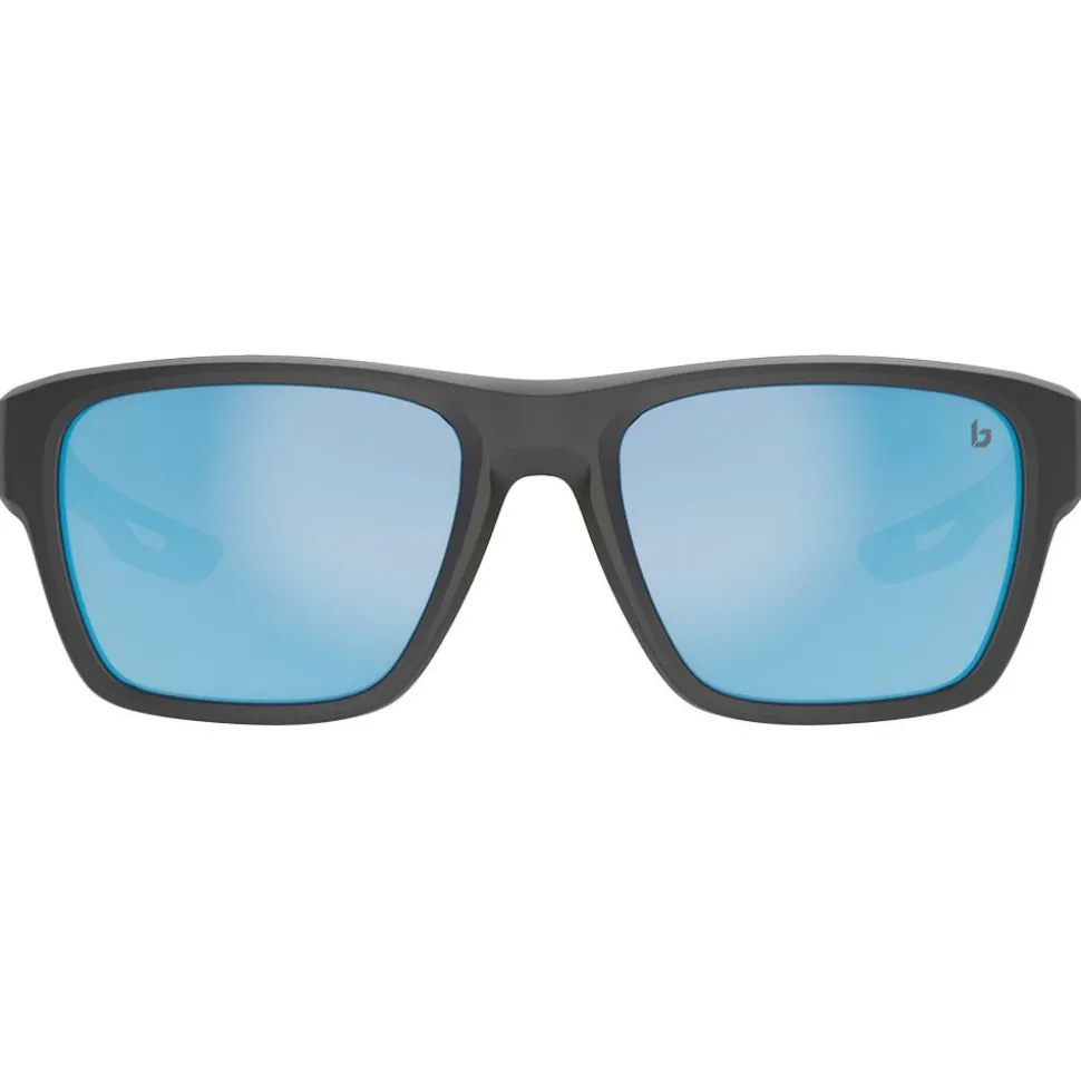 Lunettes de soleil Bollé Airdrift Black Matte Acid Sky Blue Polarized