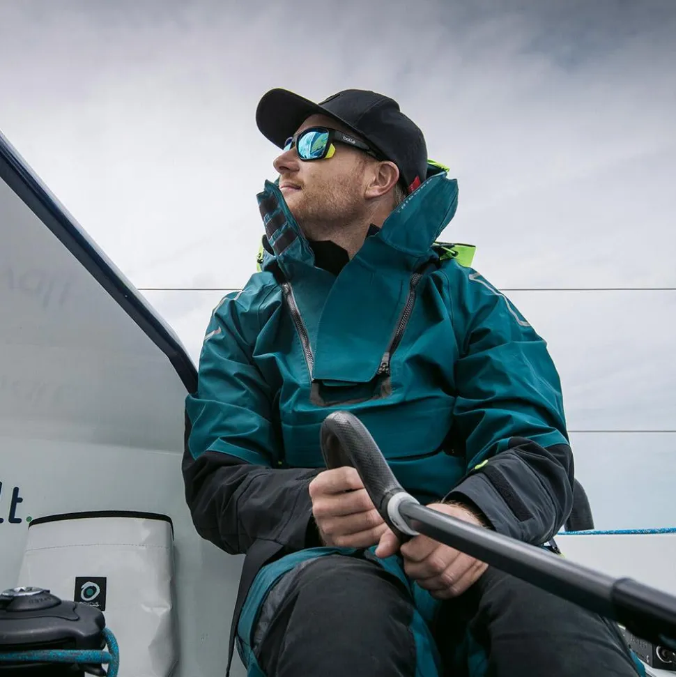 Lunettes de soleil Bollé Airdrift Black Matte Acid Sky Blue Polarized