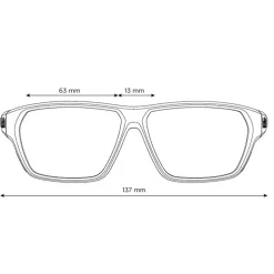 Lunettes de soleil Bollé Airfin Black Matte Blue Tns Polarized