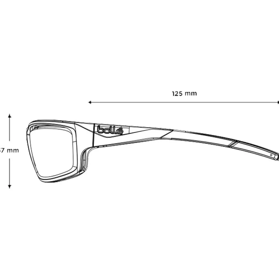 Lunettes de soleil Bollé Cerber Creator Teal Metallic Volt+ Ruby Polarized