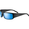 Lunettes de soleil Bollé King Black Matte Sky Blue Polarized