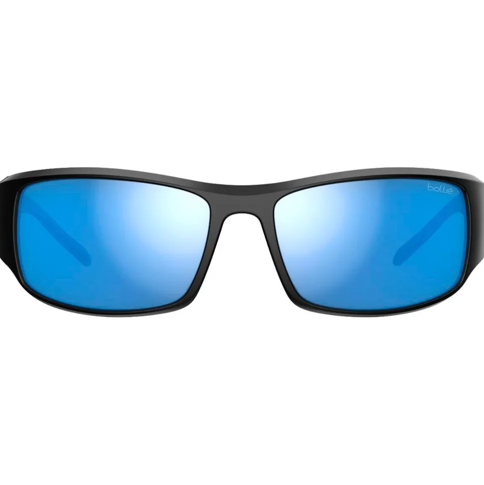 Lunettes de soleil Bollé King Black Matte Sky Blue Polarized