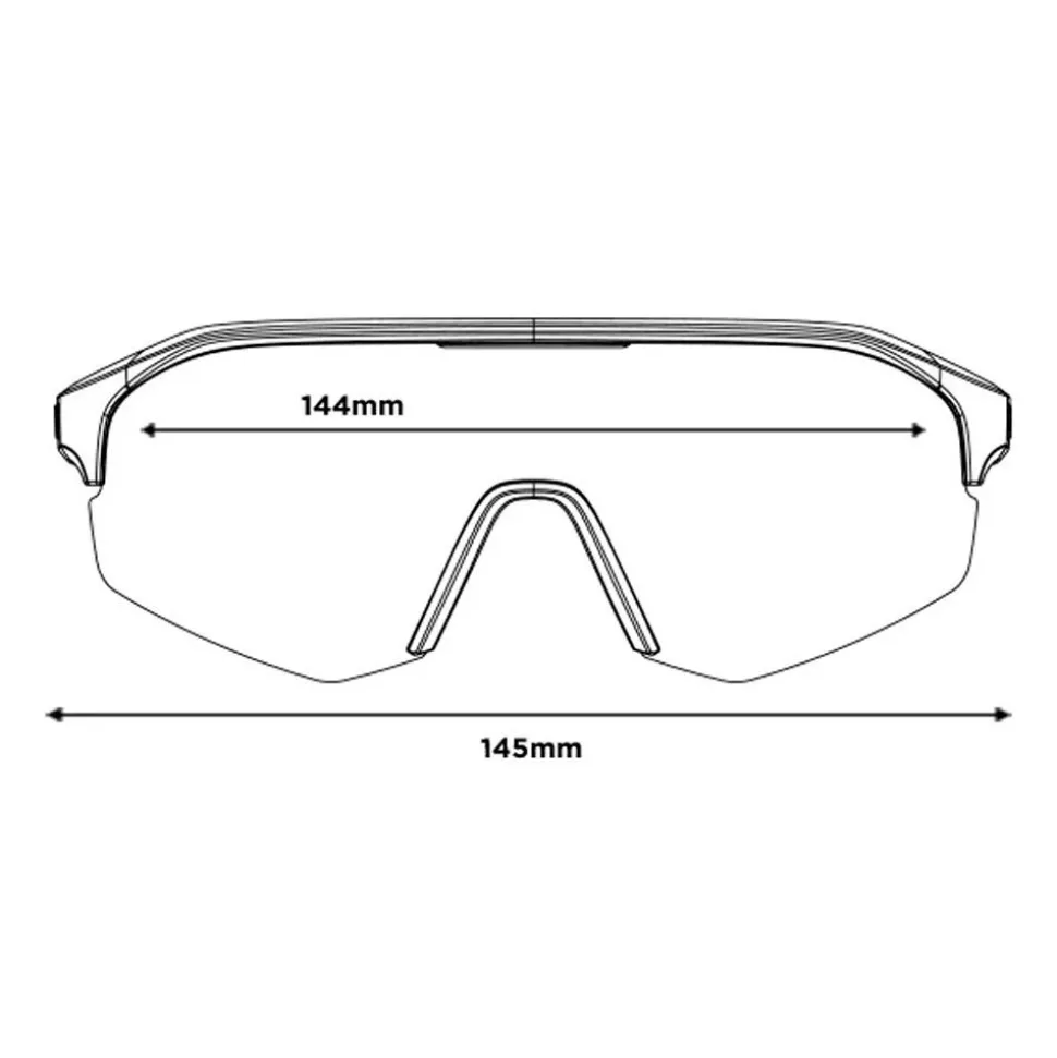 Lunettes de soleil Bollé Lightshifter XL Grey Crystal Phantom Clear Lava Photochromic