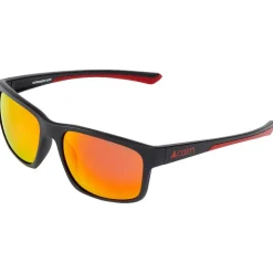 Lunettes de soleil Cairn Swim Polarized Mat Black Red