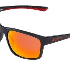 Lunettes de soleil Cairn Swim Polarized Mat Black Red
