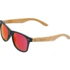 Lunettes de soleil Cairn Hybrid Mat Black Red Polarized