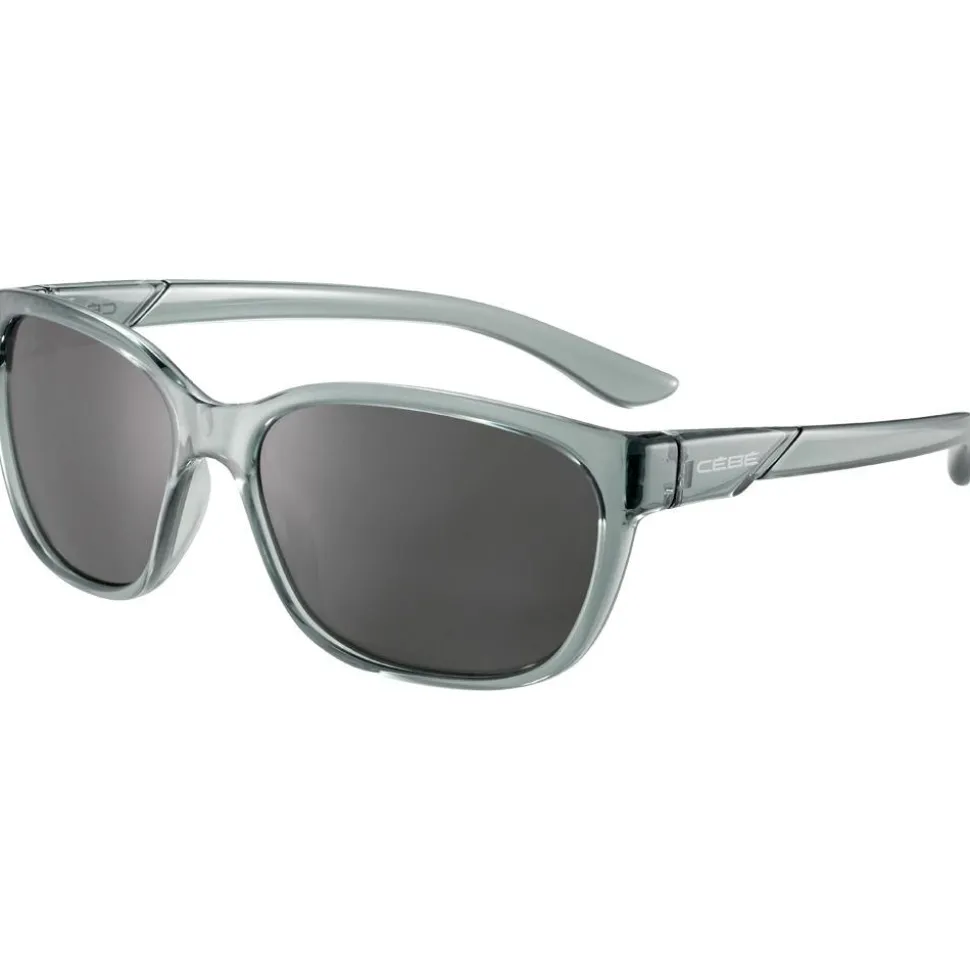 Lunettes de soleil Cebe Ayden Translucent Good Grey Matte Zone Blue Light Brown Cat.3