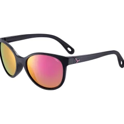 Lunettes de soleil Cebe Ella Matt Black Pink Zone Blue Light Grey Cat.3