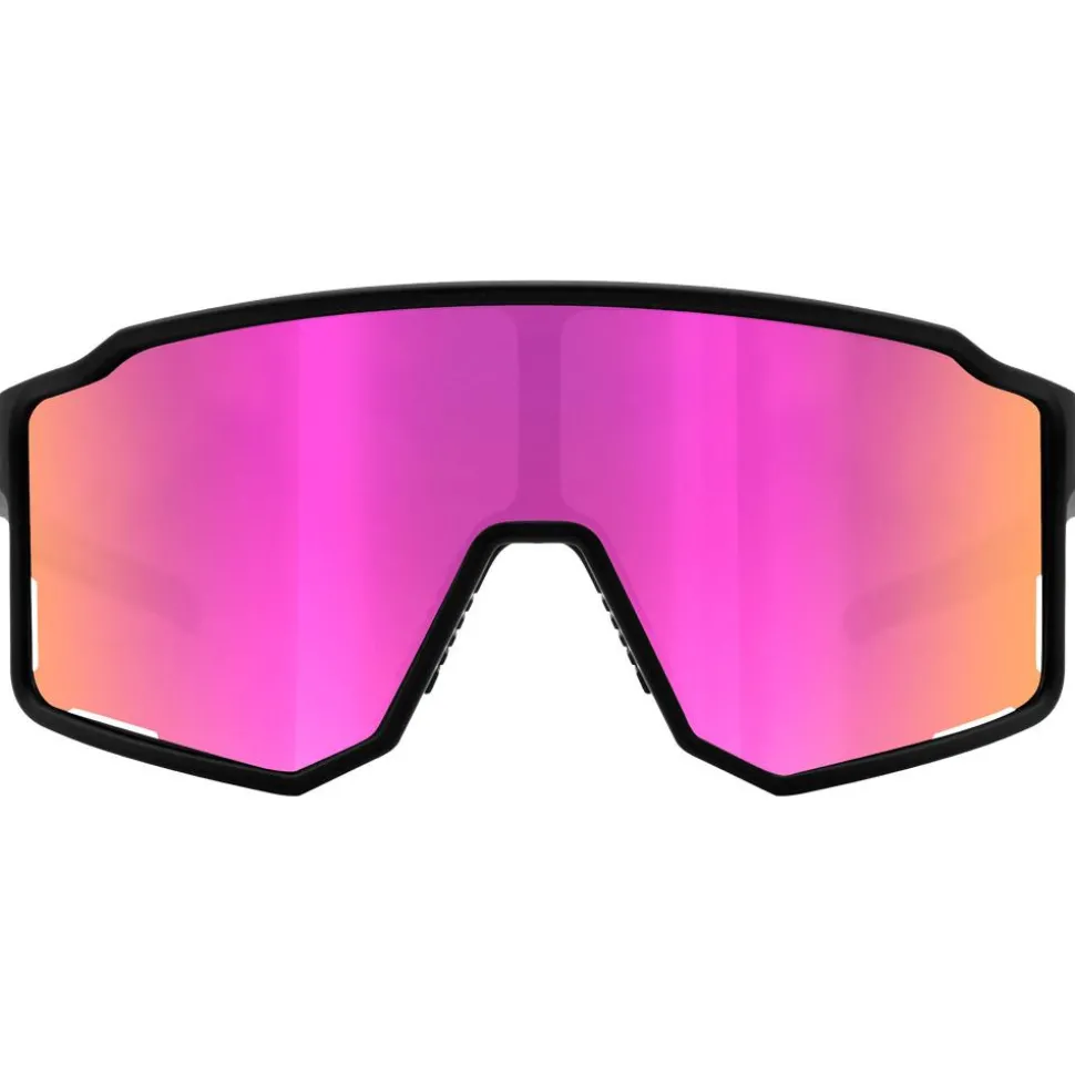 Lunettes de soleil Cebe Outflow Matt Black Pink Rose Red Mirror
