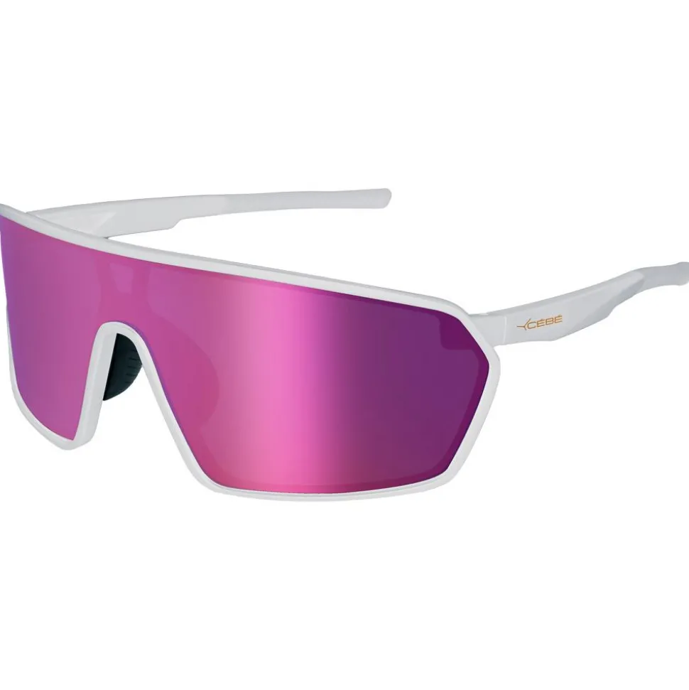 Lunettes de soleil Cebe Terra Matt White Purple Mirror