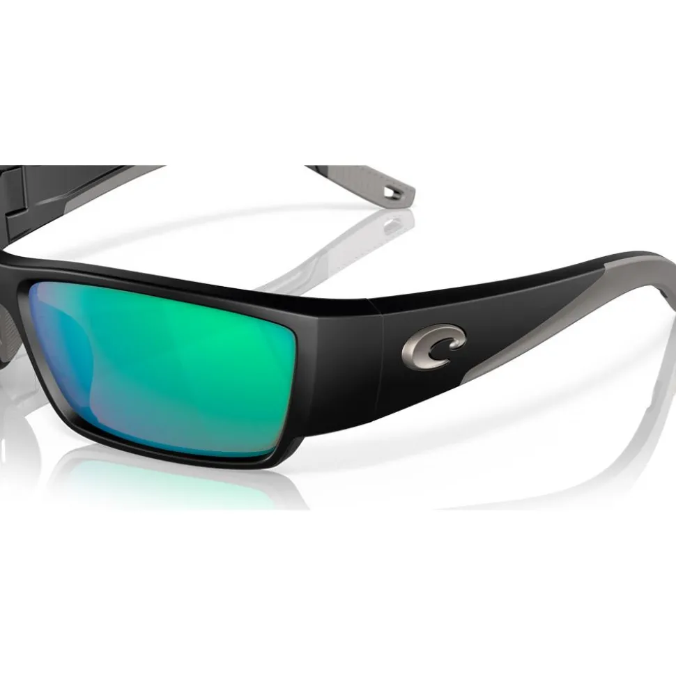 Lunettes de soleil Costa Del Mar Corbina Pro Matte Black Green Mirror Polarized