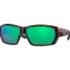 Lunettes de soleil Costa Del Mar Tuna Alley Tortoise Green Mirror Polarized