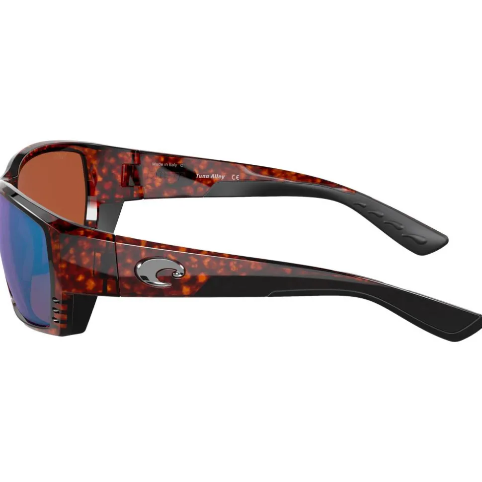Lunettes de soleil Costa Del Mar Tuna Alley Tortoise Green Mirror Polarized