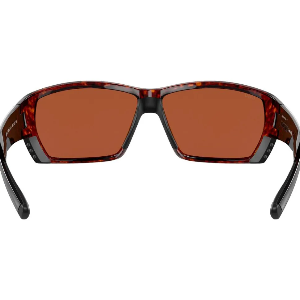 Lunettes de soleil Costa Del Mar Tuna Alley Tortoise Green Mirror Polarized