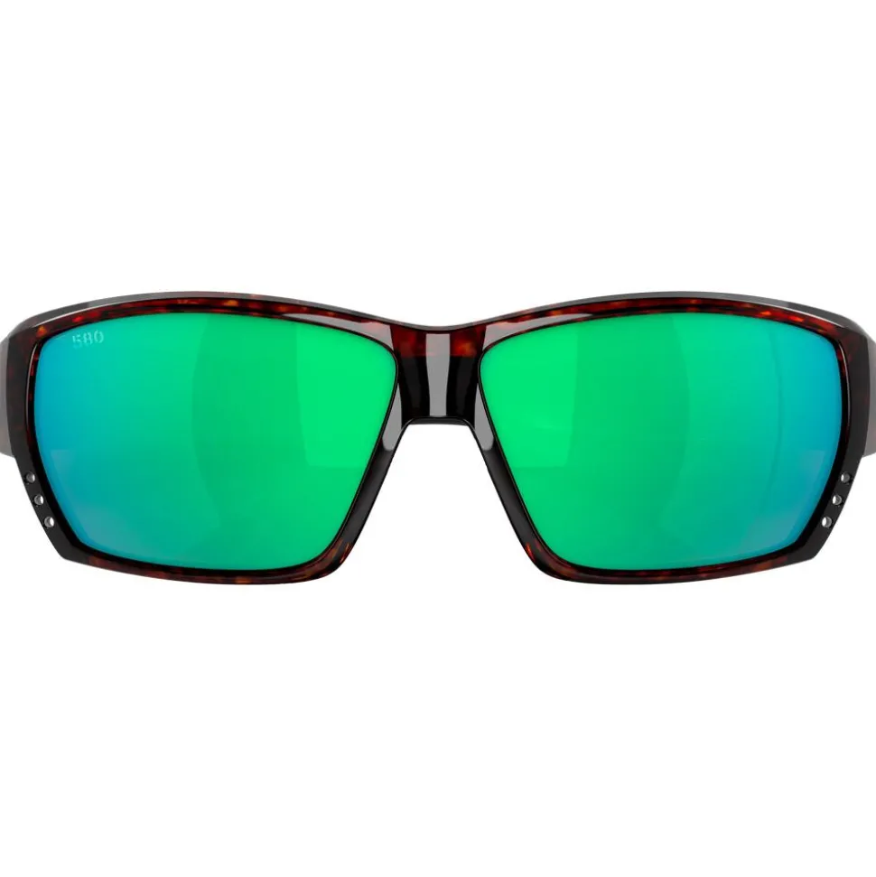 Lunettes de soleil Costa Del Mar Tuna Alley Tortoise Green Mirror Polarized