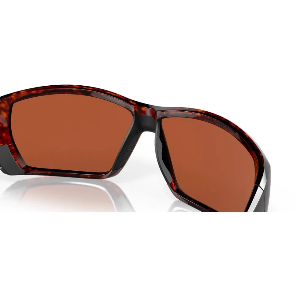 Lunettes de soleil Costa Del Mar Tuna Alley Tortoise Green Mirror Polarized