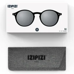 Lunettes de soleil Izipizi D Sun Junior Black Soft Grey Lenses Cat 3