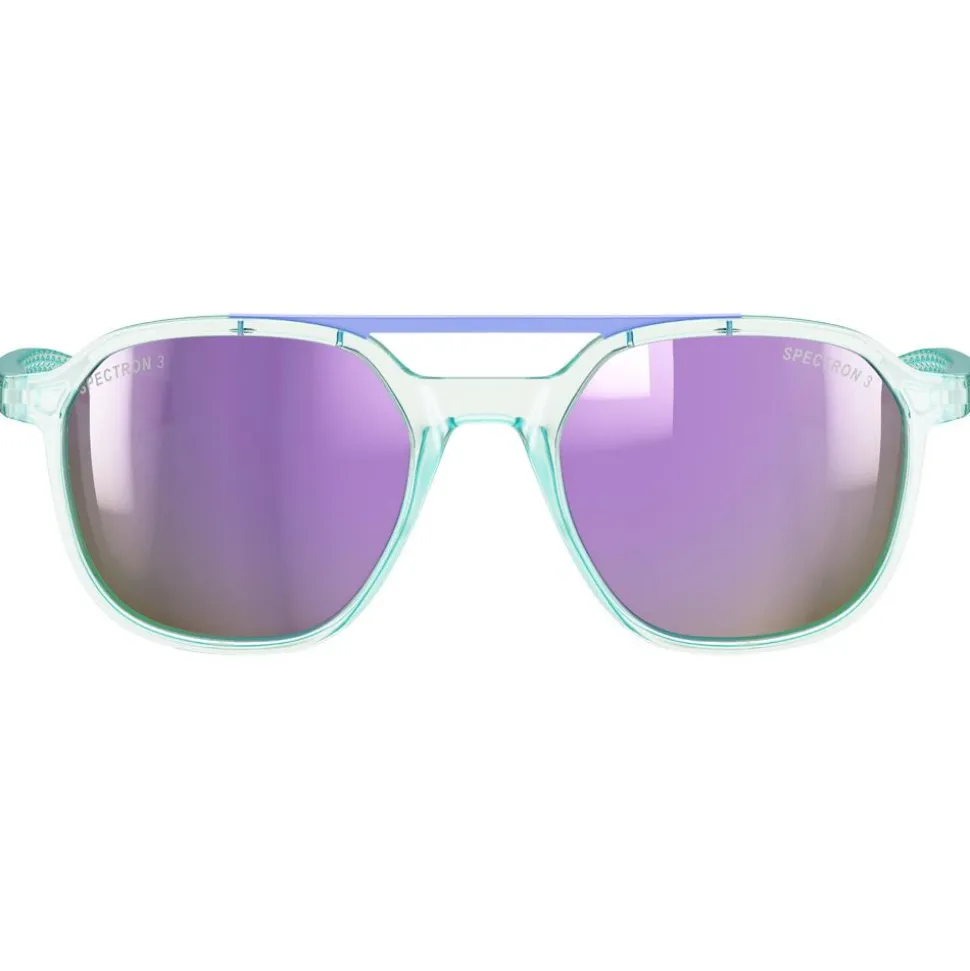 Lunettes de soleil Julbo Slack Cover Translucide Brillant Menthe Gris Clair Spectron 3